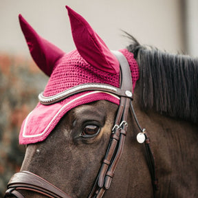 Kentucky Horsewear - Bonnet Wellington velvet fuchsia | - Ohlala