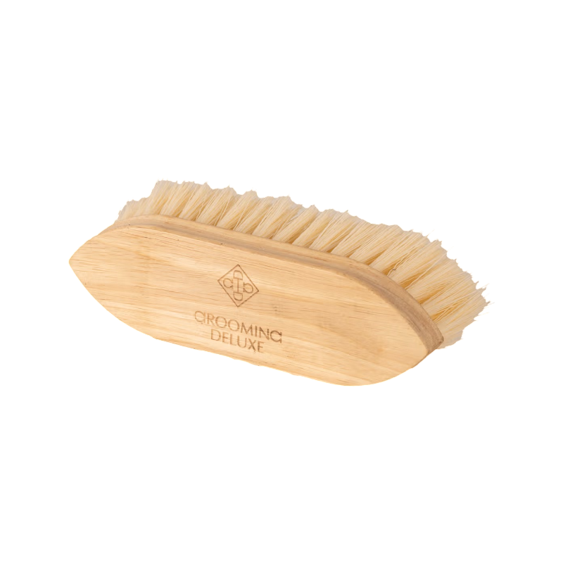 Grooming Deluxe - Bouchon en bois à poils courts et durs naturel