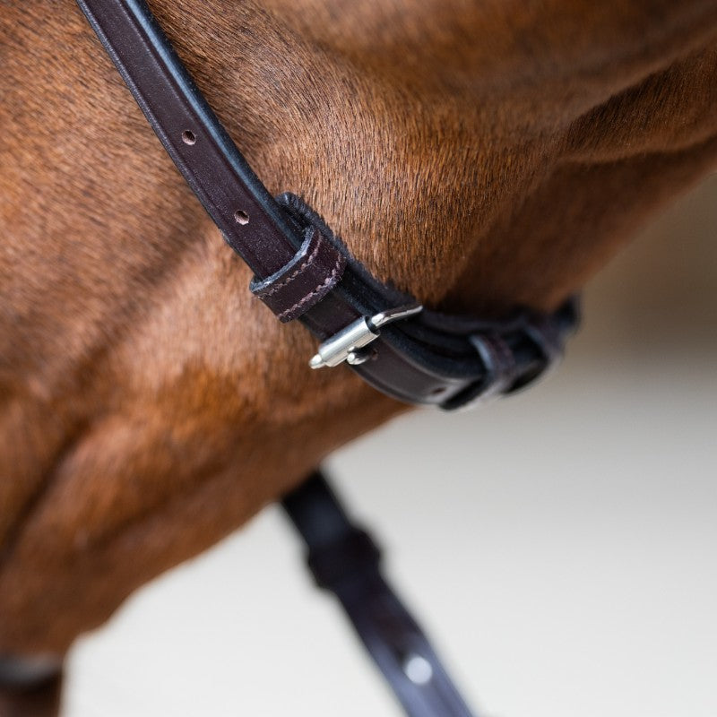 Jump'In - Bridon muserolle croisée Evolution havane