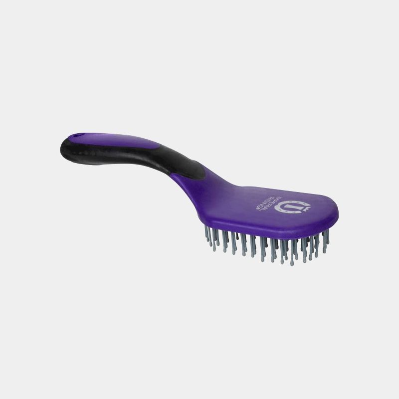 Imperial Riding - Brosse à crins Boomerang violet | - Ohlala