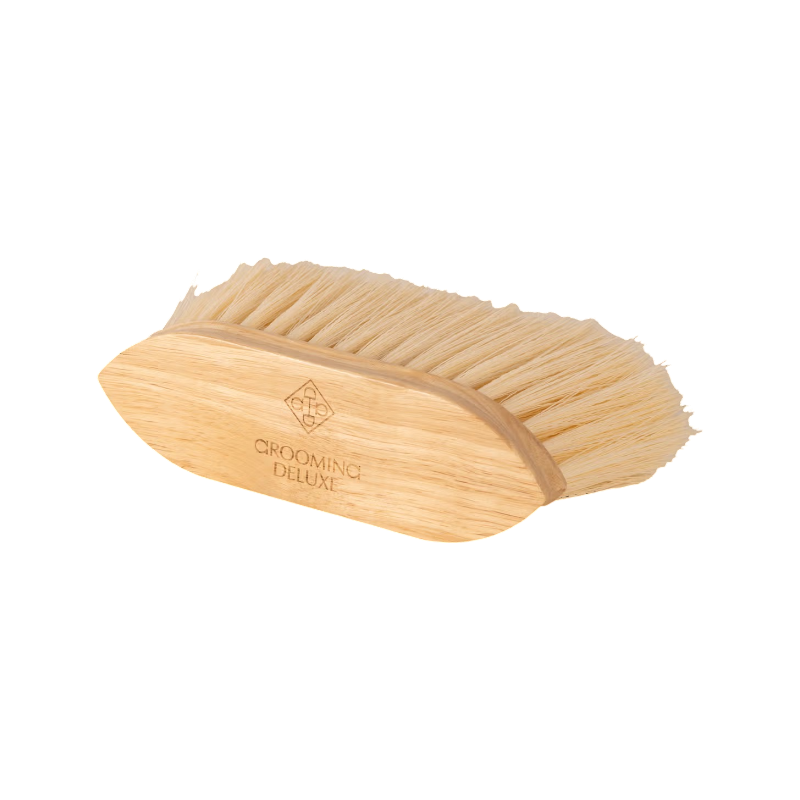 Grooming Deluxe - Brosse douce en bois à poils long naturel