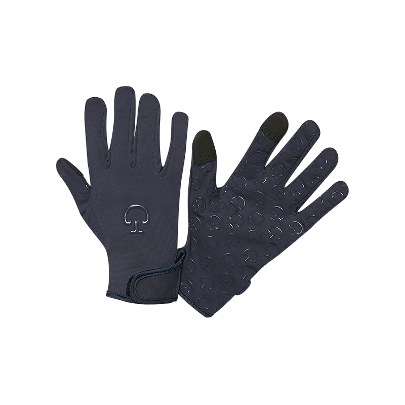 Cavalleria Toscana - Gants d'équitation hiver marine | - Ohlala