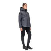 Cavalleria Toscana - Parka manches longues femme gris anthracite | - Ohlala