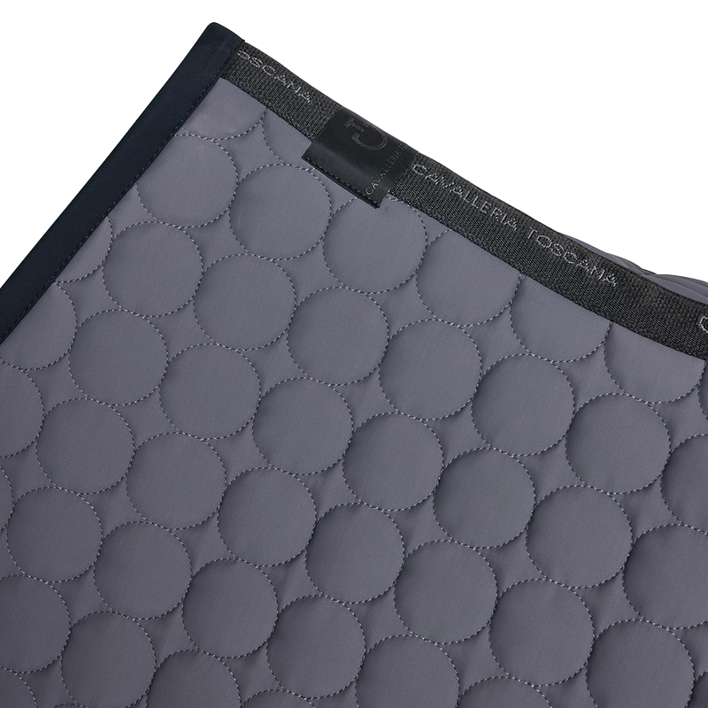 Cavalleria Toscana - Tapis de selle Circle Quilted gris anthracite | - Ohlala