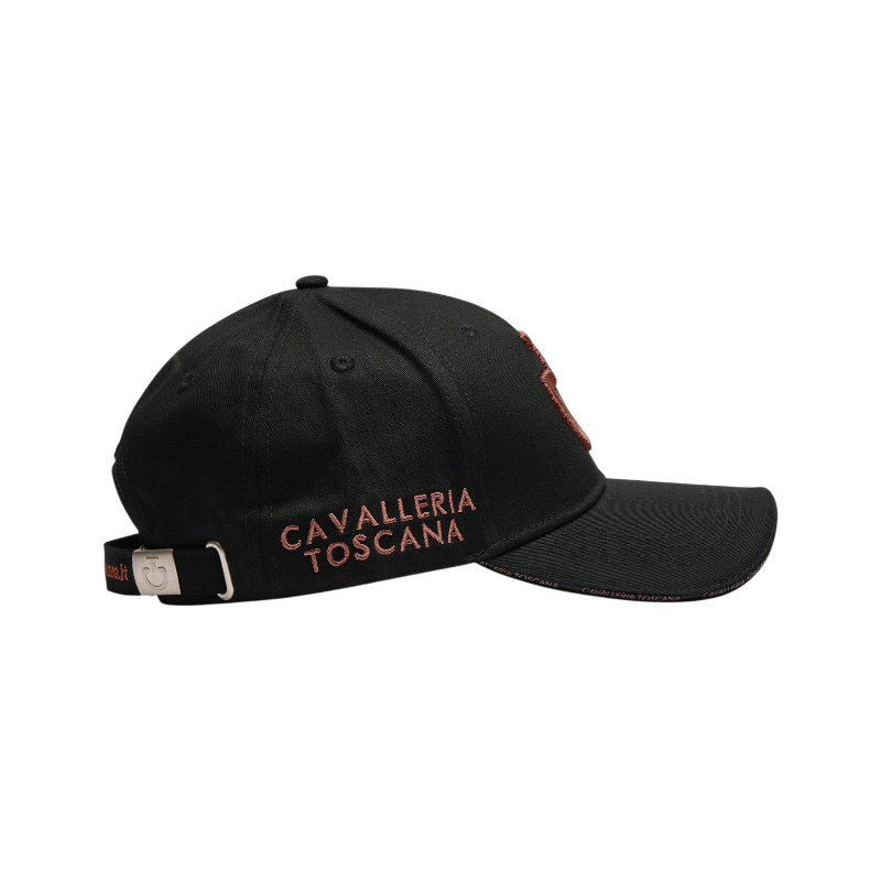 Cavalleria Toscana - Casquette unisexe CT Baseball noir/ blush | - Ohlala