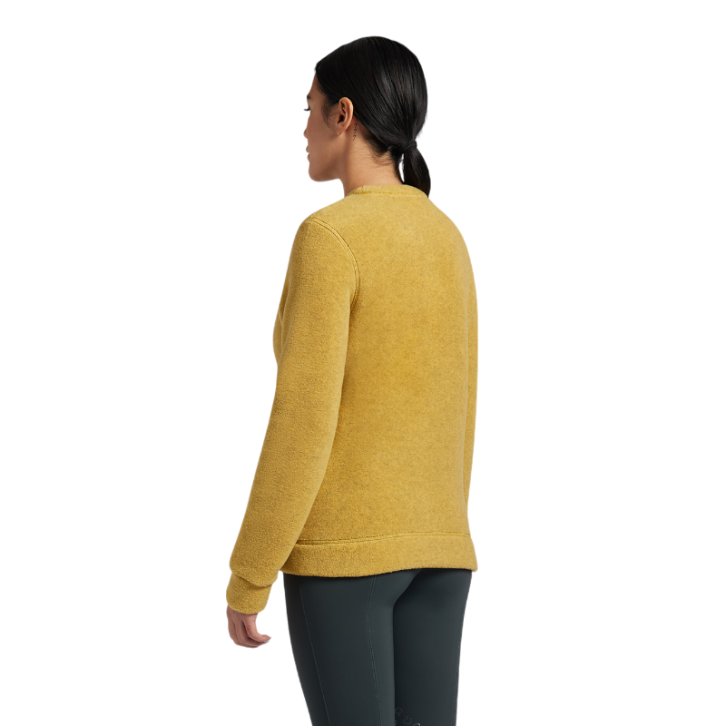 Cavalleria Toscana - Pull manches longues femme Fleece Crew Neck miel | - Ohlala