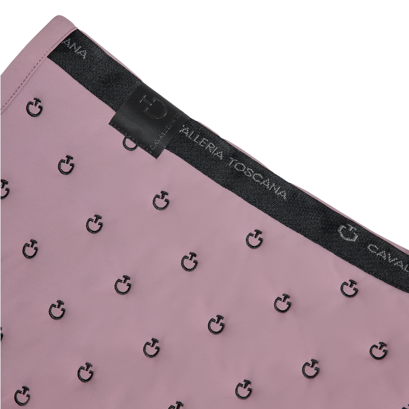 Cavalleria Toscana - Tapis de selle Embrodery Quilted lilas | - Ohlala
