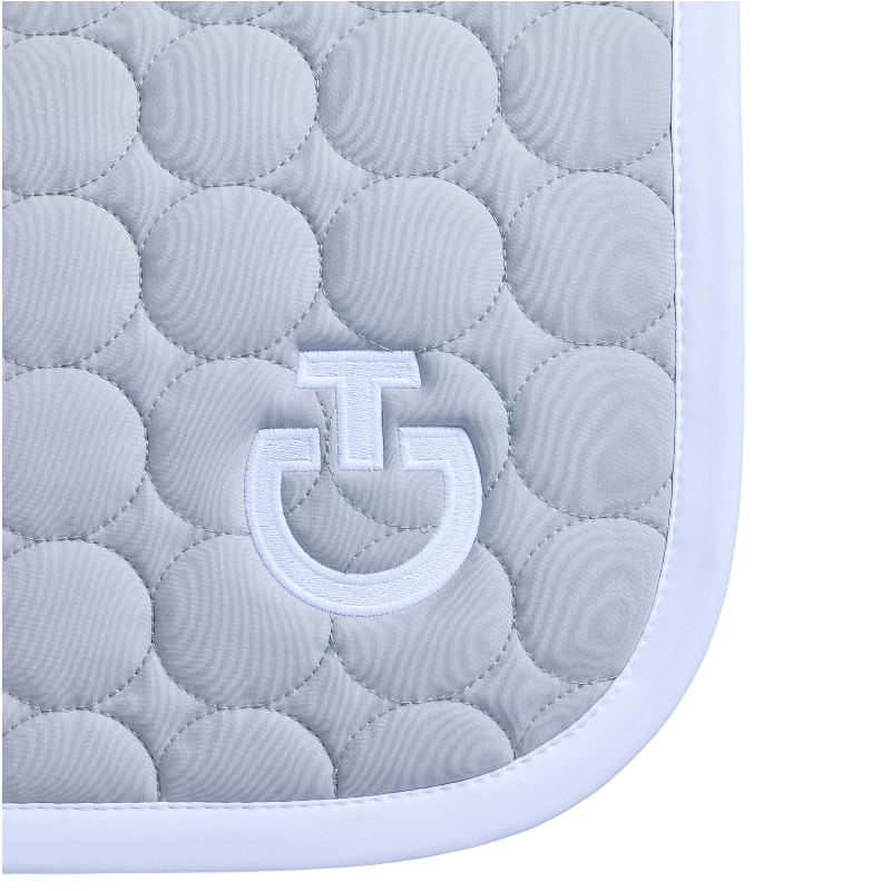 Cavalleria Toscana - Tapis de dressage Circle Quilted light grey | - Ohlala