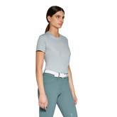 Cavalleria Toscana - T-shirt manches courtes femme Break Off coton light grey | - Ohlala