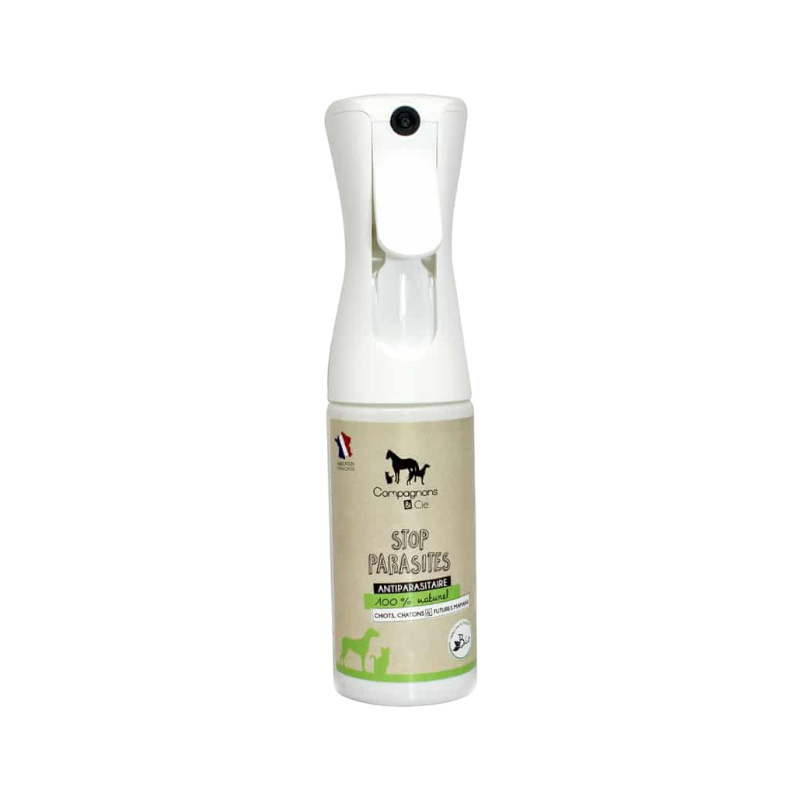Compagnons & Cie - Spray anti-parasitaires Stop Parasites chiots, chatons et futures mamans | - Ohlala