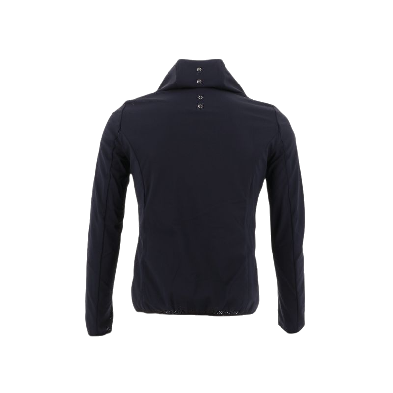 Cavalleria Toscana - Men's navy hooded softshell jacket