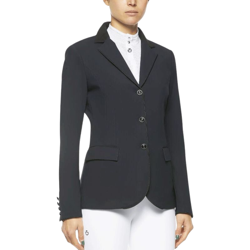 Cavalleria Toscana - Veste de concours femme Grand Prix marine | - Ohlala