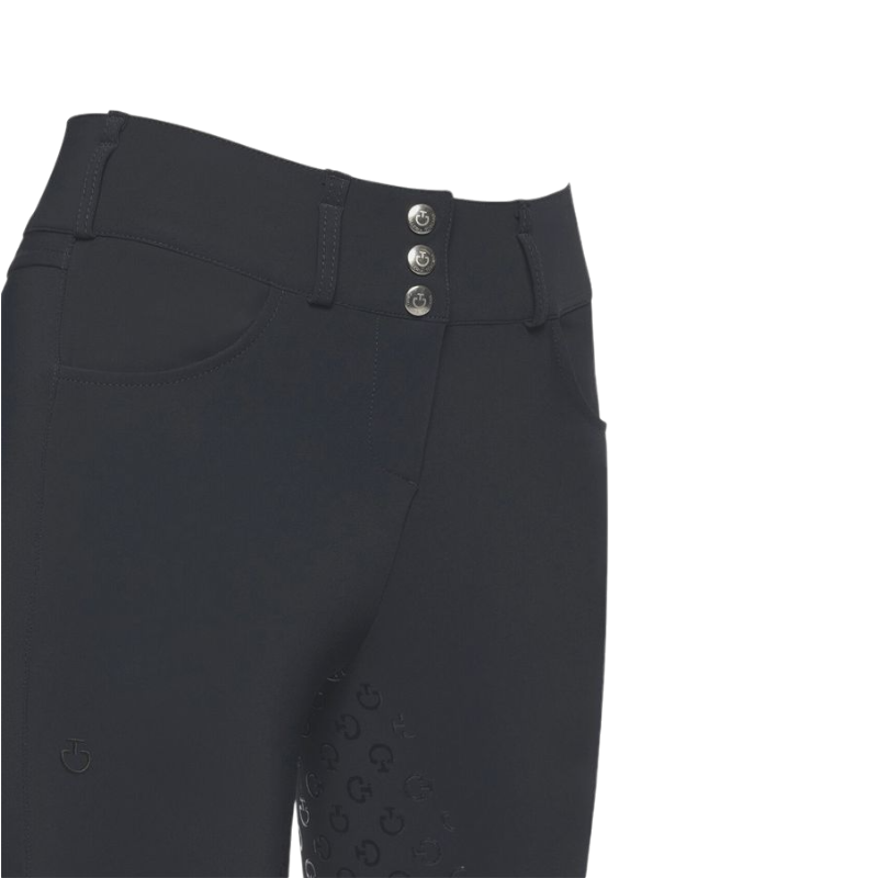 Cavalleria Toscana - Pantalon d'équitation femme taille haute full grip marine | - Ohlala
