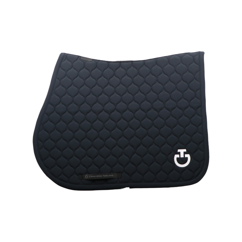 Cavalleria Toscana - Tapis de selle New Circular Quilted Jersey marine | - Ohlala