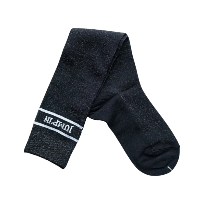 Jump'In - Chaussettes d'équitation Lurex noir | - Ohlala