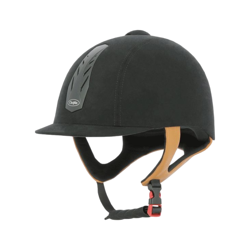 Choplin - Casque d'équitation Aero Classic noir/ brun | - Ohlala