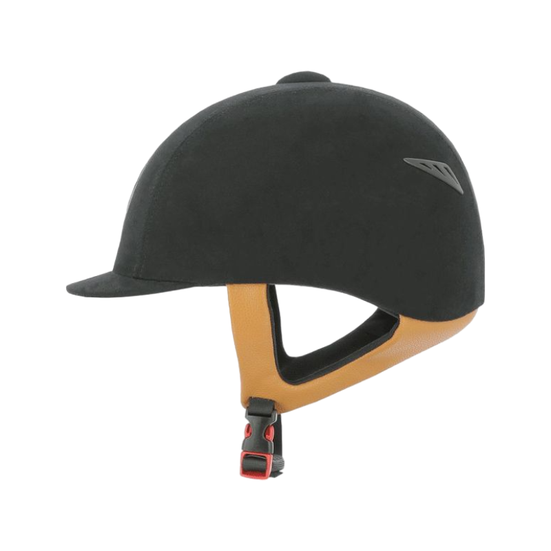 Choplin - Casque d'équitation Aero Classic noir/ brun | - Ohlala