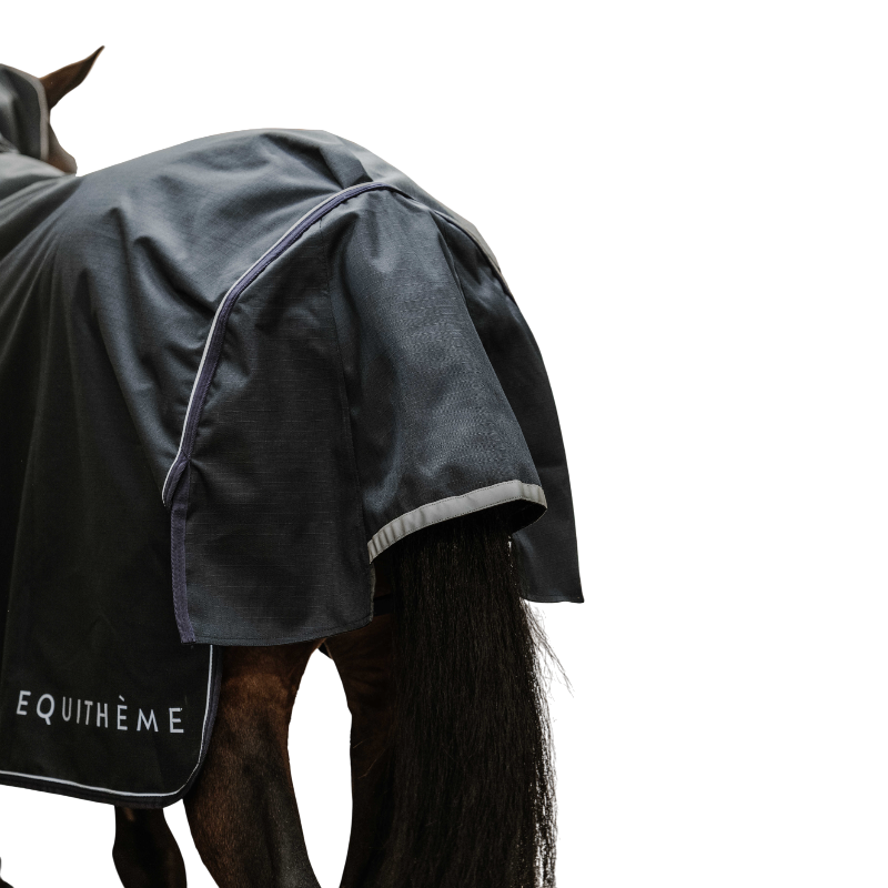 Equithème - Couverture d'extérieur Atomic Combo 1200 D marine 50g