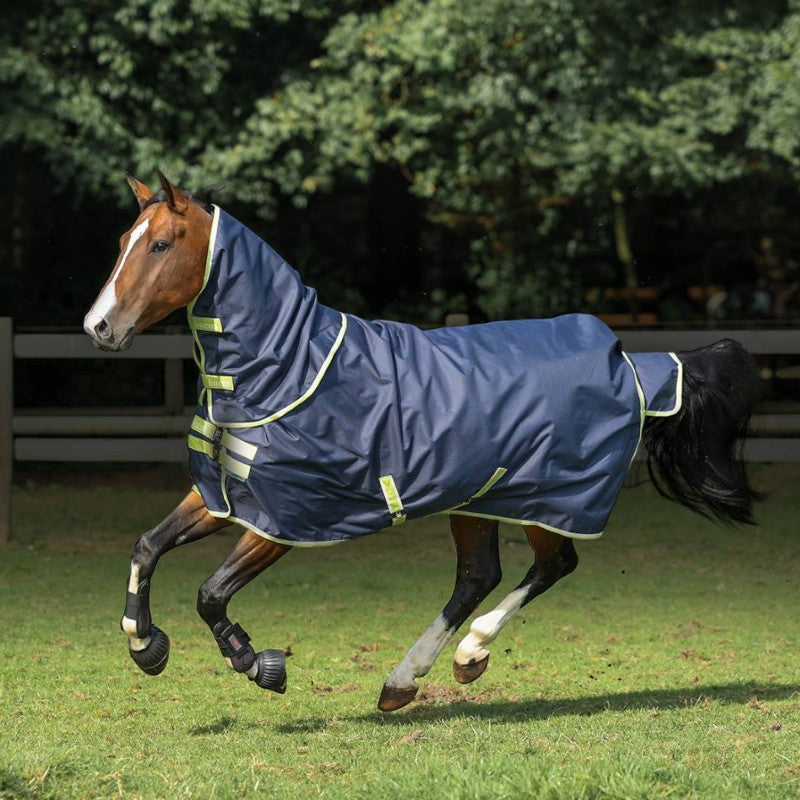 Bucas - Couverture d'extérieur Oasis Tunout 200 gris/ lime 200g