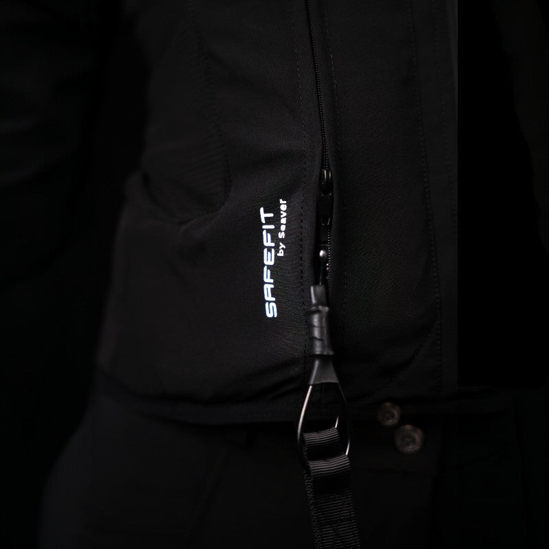 Seaver - Airbagvest SAFEFIT Crystal Rain zwart 