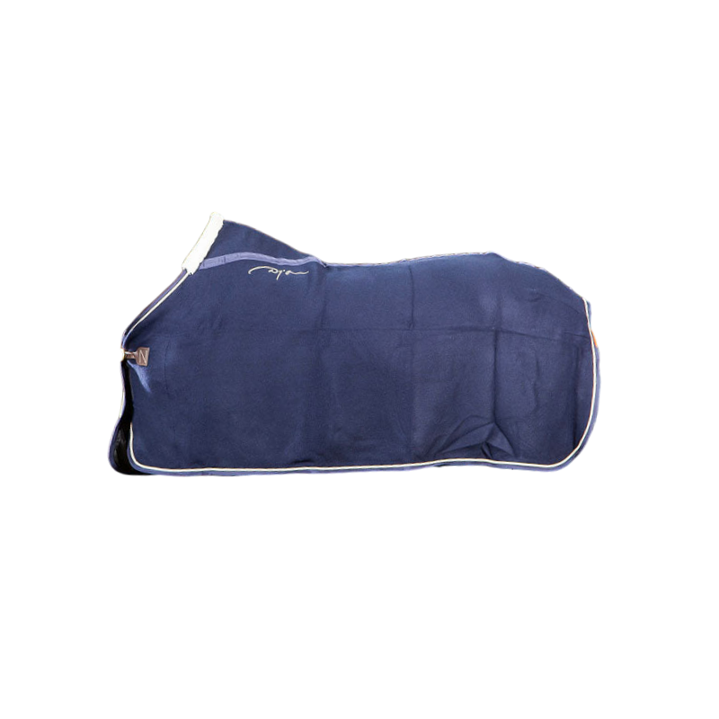 Dyon - Couverture en laine bleu