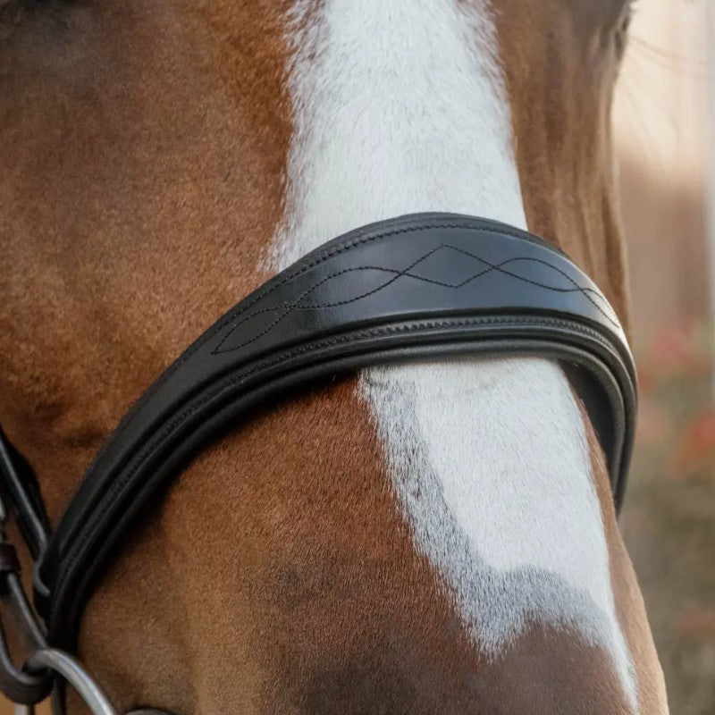 Dyon - Muserolle anatomique sans flash English Collection noir | - Ohlala