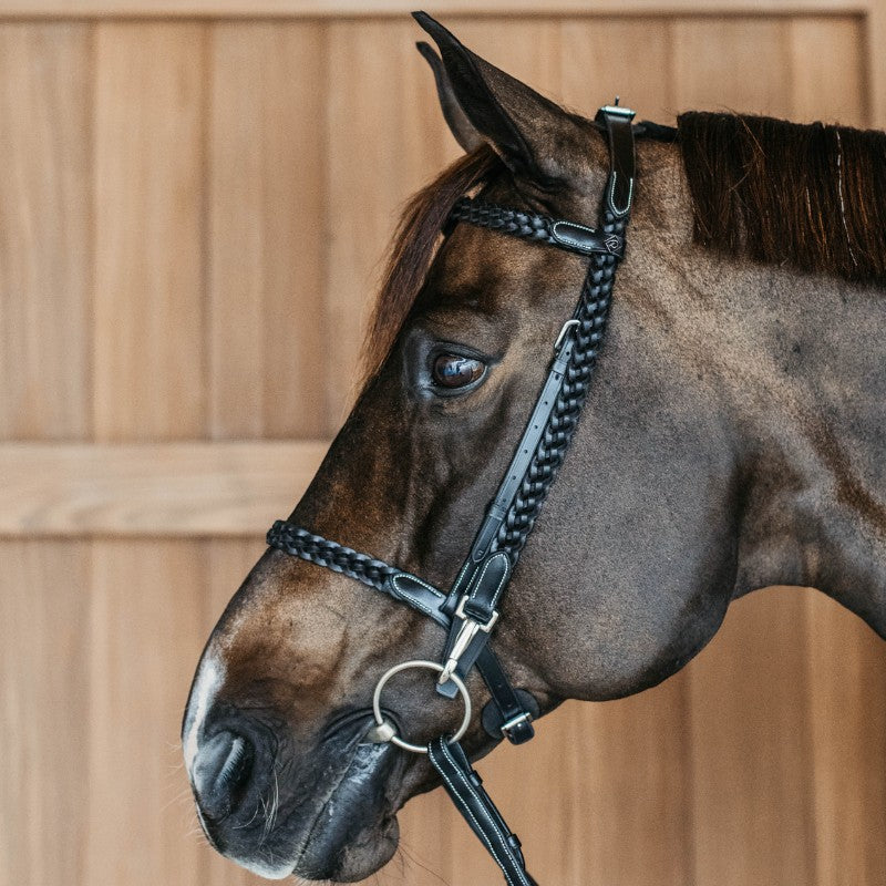Dyon - Bridon d'entraînement Tressé Working By Dy'on noir | - Ohlala