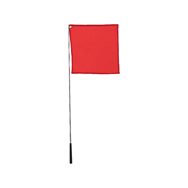 Hippotonic - Drapeau de désensibilisation Téléscopique rouge