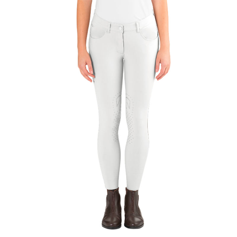 Ego7 - Pantalon d'équitation femme Jumping EJ blanc | - Ohlala