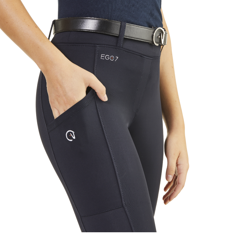 Ego7 - Legging d'équitation femme HH marine | - Ohlala