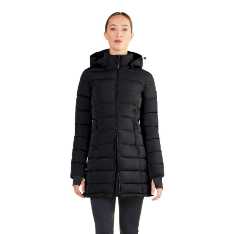 Ego7 - Parka manches longues femme Era Padded noir | - Ohlala