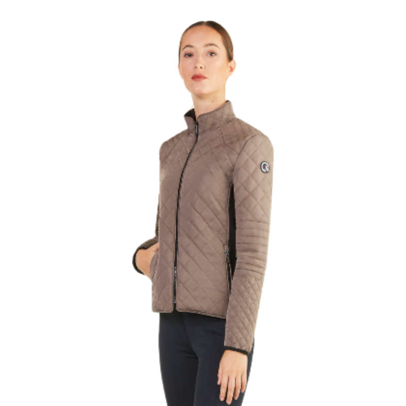 Ego7 - Veste manches longues matelassée femme Atena turtledove | - Ohlala