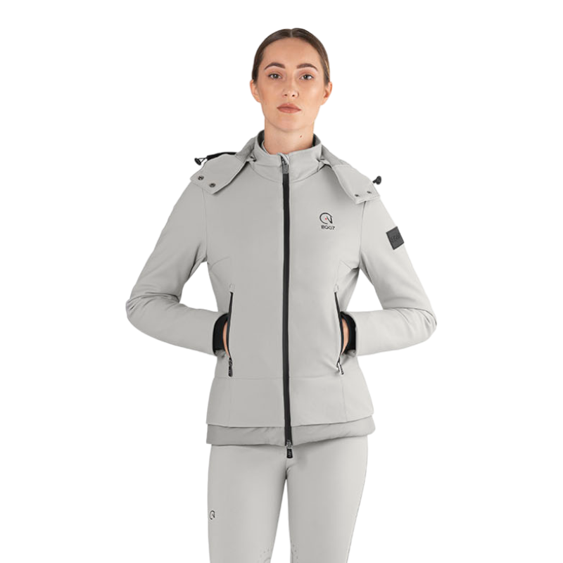 Ego7 - Veste manches longues femme Lux Padded Galy ice gray | - Ohlala