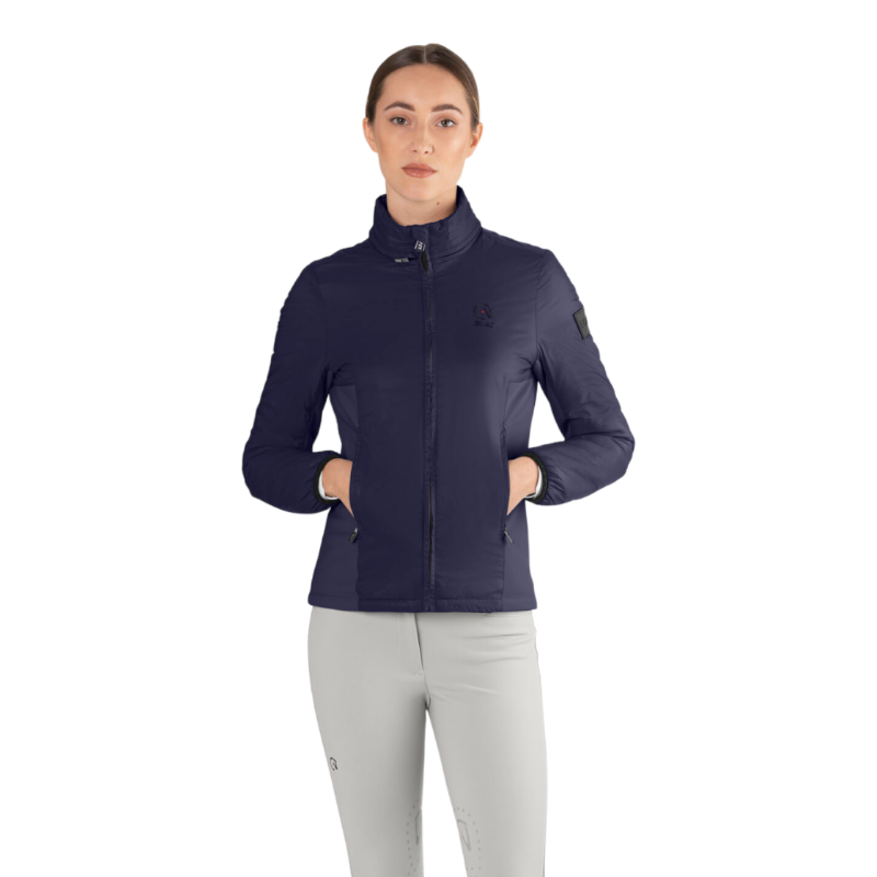 Ego7 - Veste manches longues femme Sport Padded Cordy marine | - Ohlala