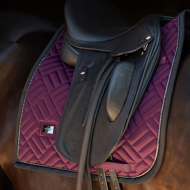 Equestrian Stockholm - Tapis de dressage Modern Purple Night | - Ohlala