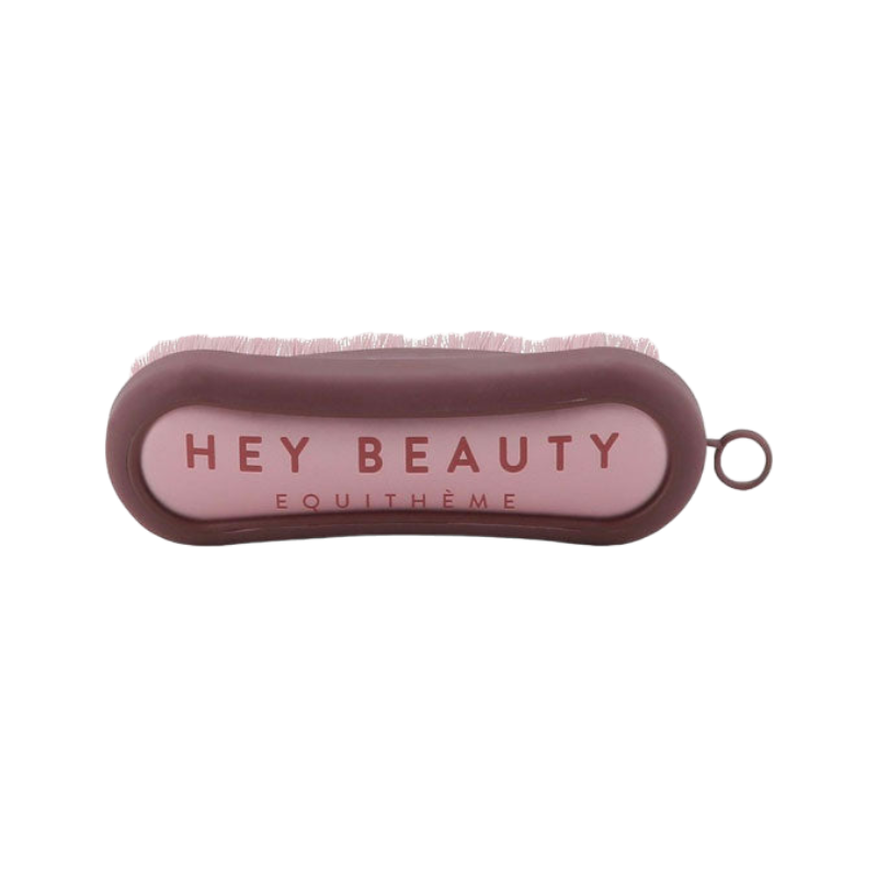 Equithème - Brosse de tête édition limitée Je t'aime rose | - Ohlala