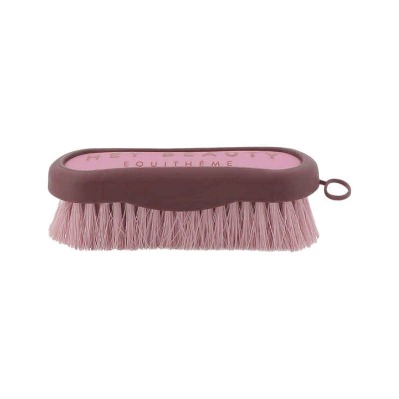 Equithème - Brosse de tête édition limitée Je t'aime rose | - Ohlala
