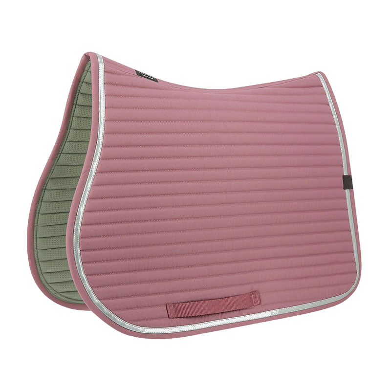 Equithème - Tapis de selle Spring rose | - Ohlala