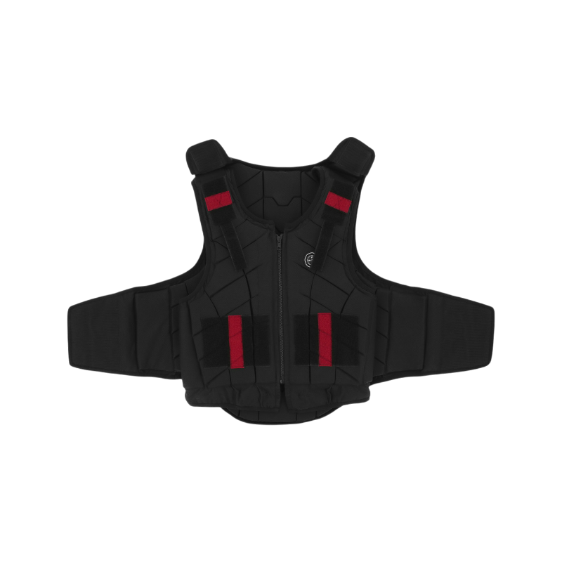 Equithème - Gilet de protection enfant Loki noir | - Ohlala