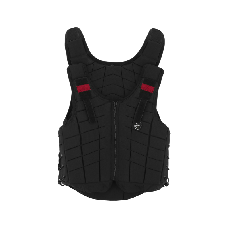 Equithème - Gilet de protection enfant Tyr noir | - Ohlala