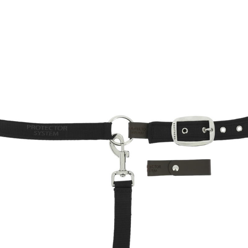 Equithème - Licol Nylon Protector noir | - Ohlala