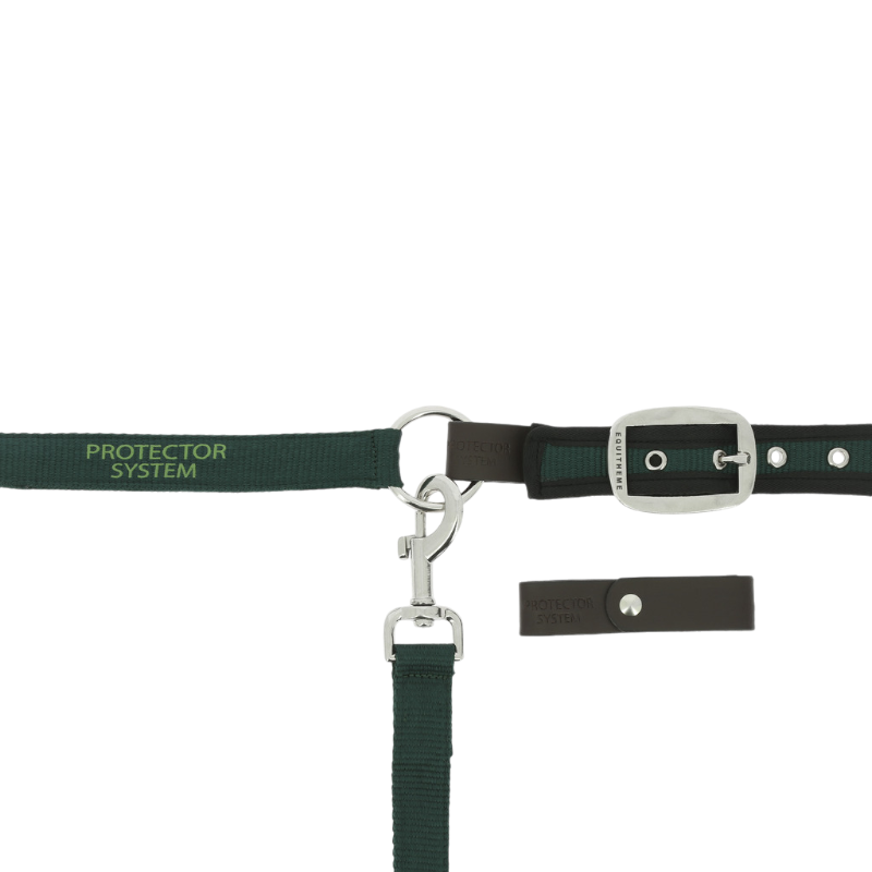 Equithème - Licol Nylon Protector vert | - Ohlala