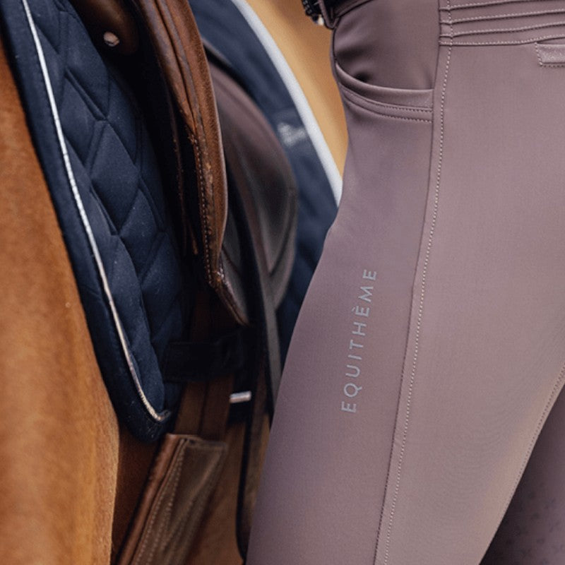 Equithème - Pantalon d'équitation femme Jessie taupe | - Ohlala