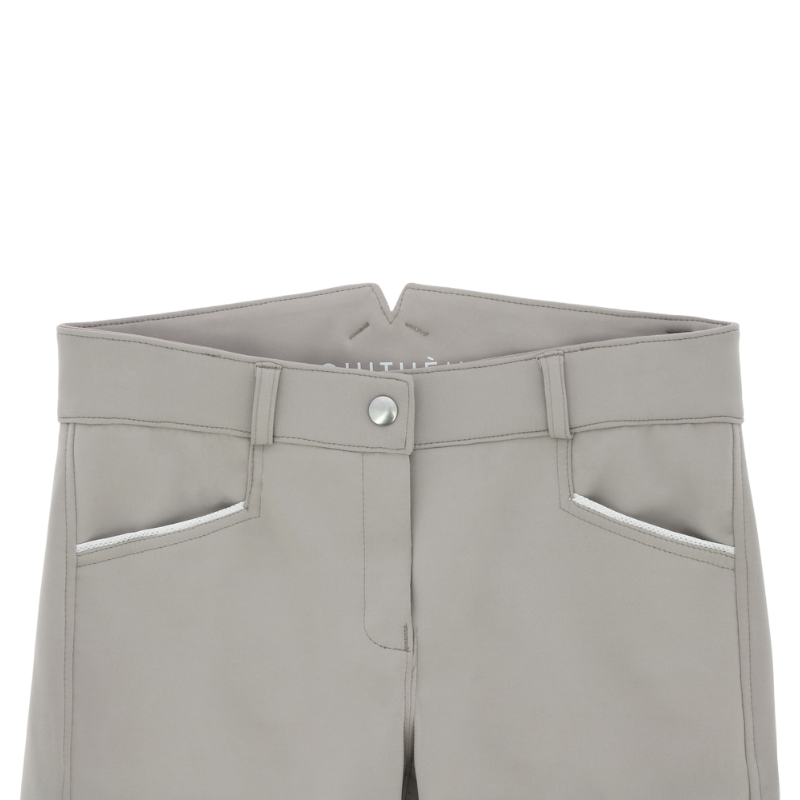 Equithème - Pantalon d'équitation femme Claudine taupe | - Ohlala