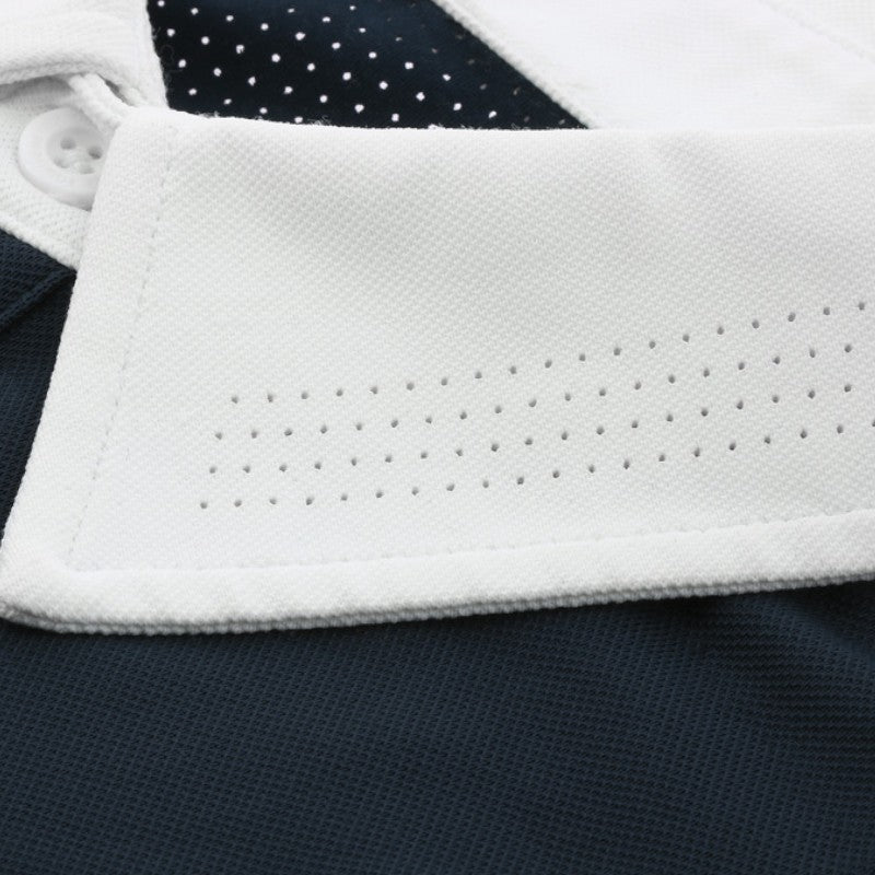 Equithème - Polo manches courtes homme Victor marine | - Ohlala