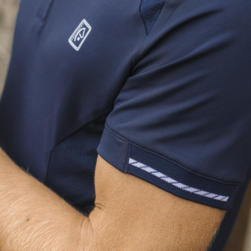 Equithème - Polo manches courtes homme Victor marine | - Ohlala