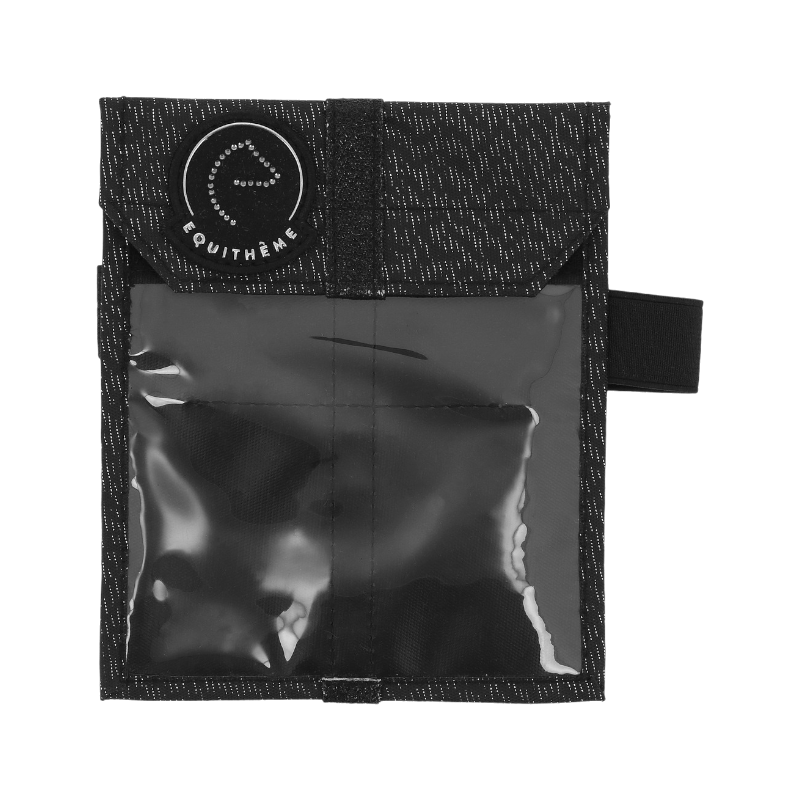 Equithème - Porte carte Je t'aime noir | - Ohlala
