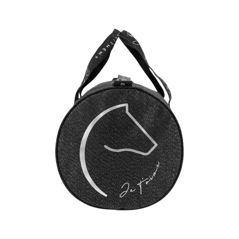 Equithème - Sac Bowling Je t'aime noir | - Ohlala