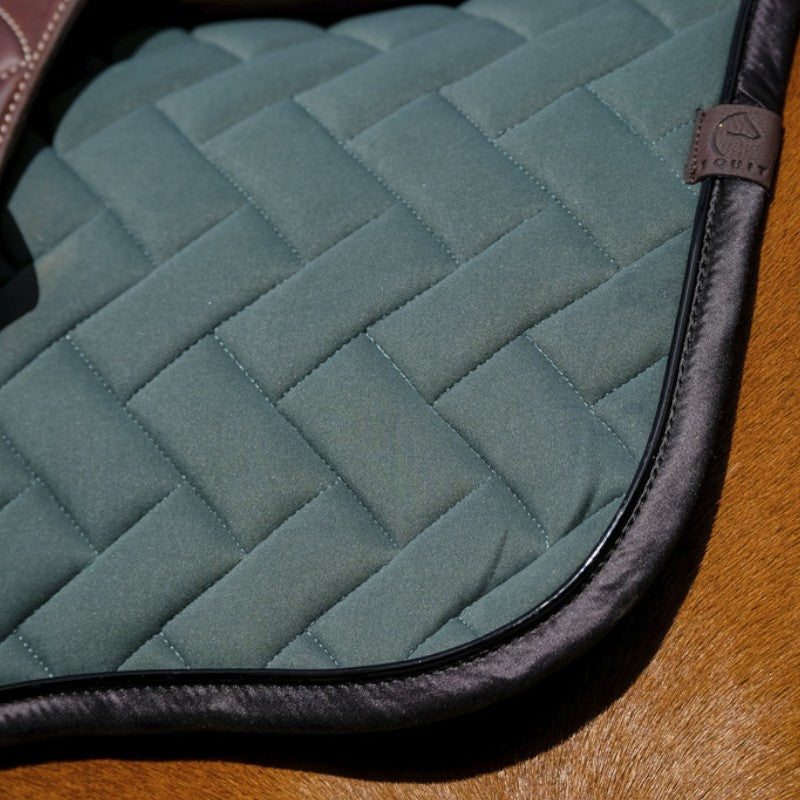 Equithème - Tapis de selle Impulsion vert | - Ohlala