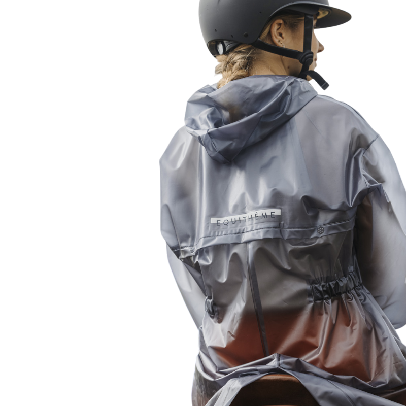 Equithème - Veste imperméable Hanoi gris | - Ohlala